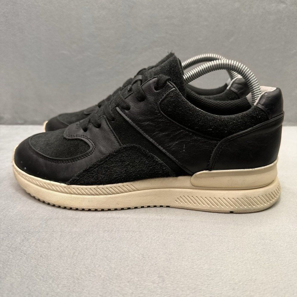 Everane The Trainer Womens Size 10 Shoes Black/Off White Leather Athletic - Picture 3 of 9